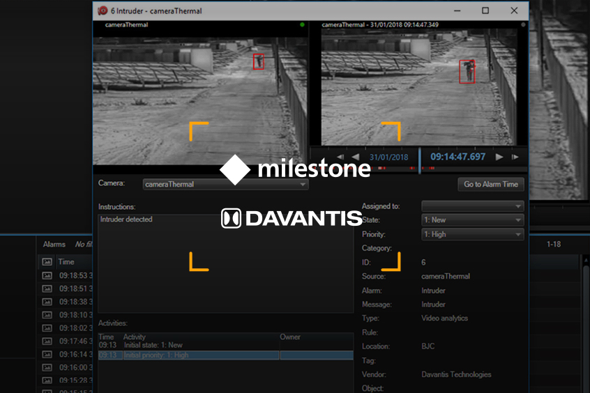 DAVANTIS integra la tecnología de Milestone