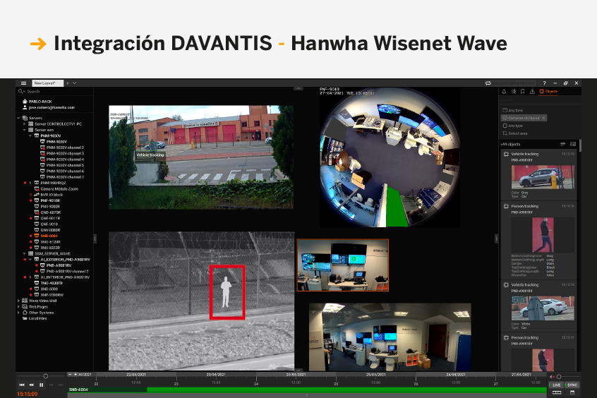 Integracion DAVANTIS - HANWHA
