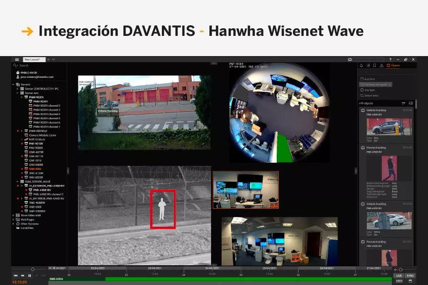 Nueva integración con Hanwha Wisenet WAVE