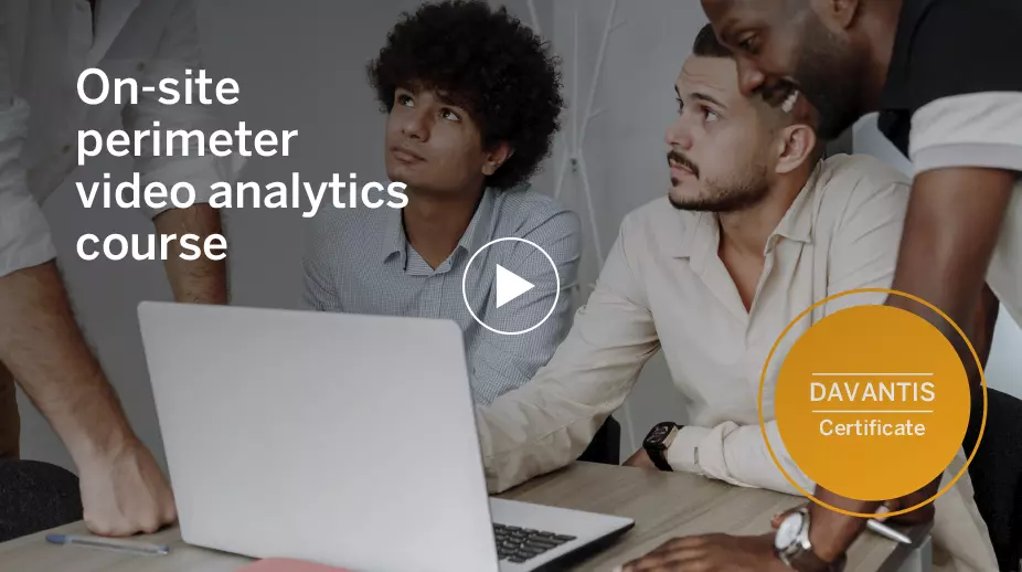 in-person perimeter video analytics course