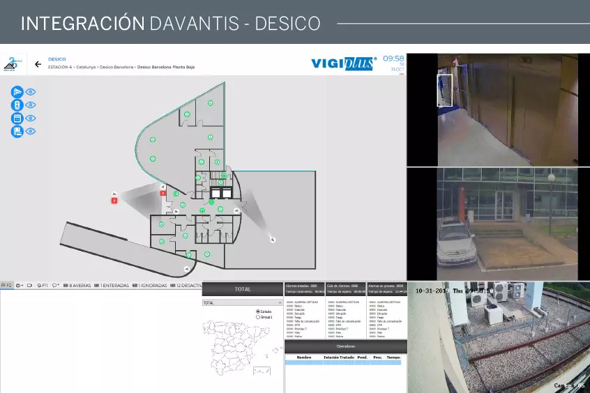 THE DAVANTIS SYSTEM INTEGRATES WITH VIGIPLUS BY DESICO