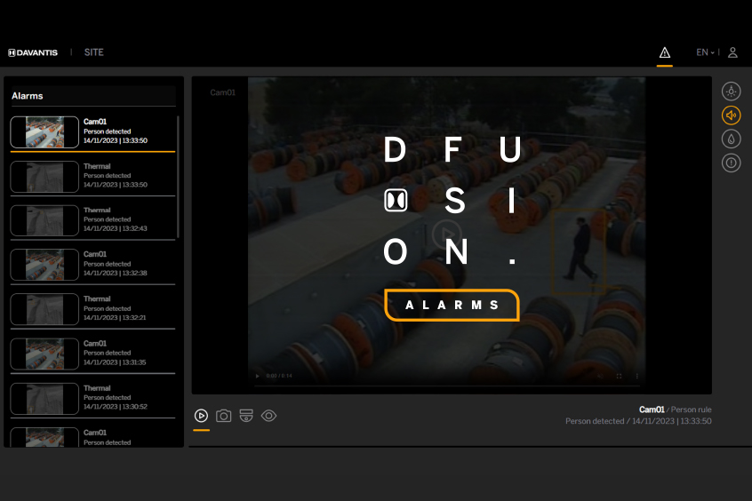 DFUSION Alarms