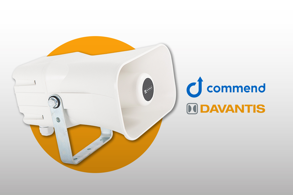 DAVANTIS Integration with Commend loudspeakers